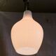 Scandinavian suspension design in white glass and brass - 1950s/60s