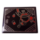 Small black lacquered box with Art Deco decor.Japan
