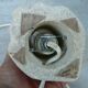 Albert Tormos vintage owl lamp in stone