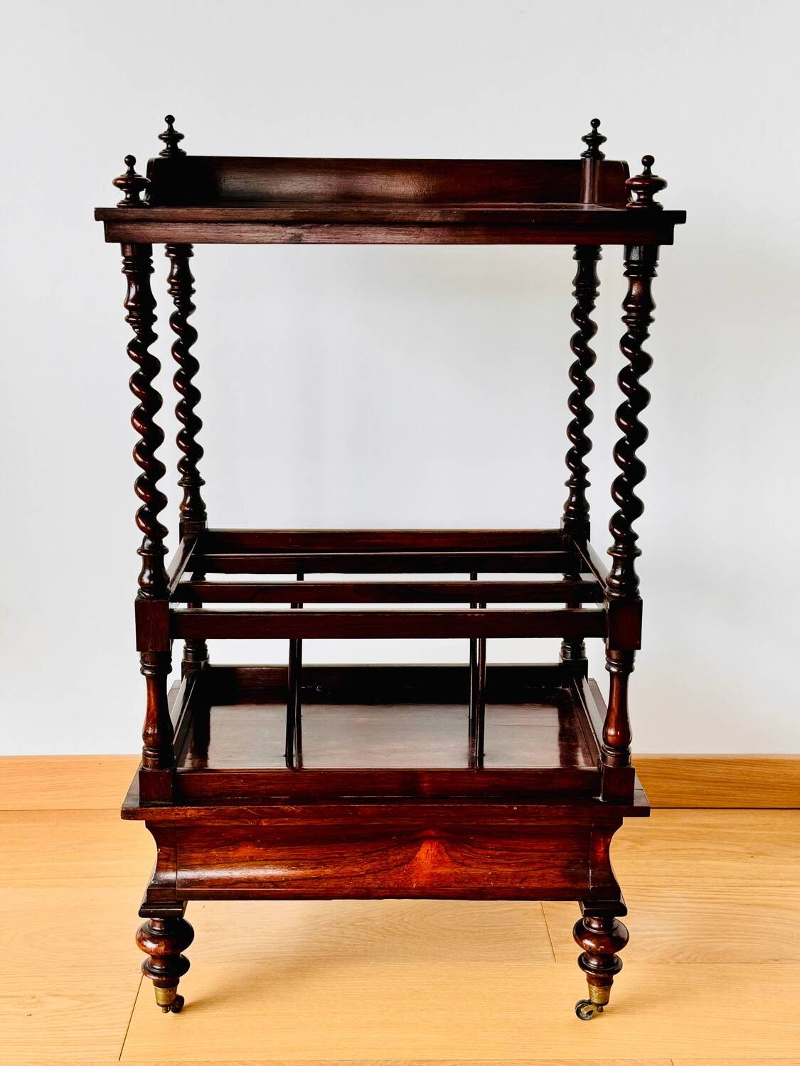 19th century Rio rosewood server