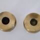 Pair of Swedish brass candlesticks 1970