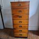 Nautical style chest of drawers.