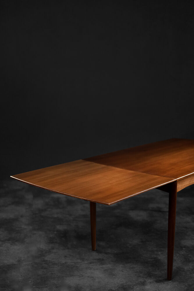 Vintage Mid-Century Danish Modern Teak Extendable Dining Table from BL-Møbler, 1960s
