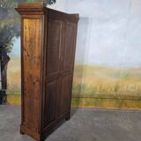 Small cherry and oak bookcase from the 19th century