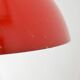 Lame de bureau rouge années 70