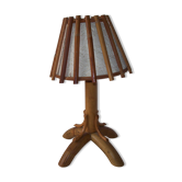 Lampe années 50/60 en rotin