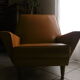 Fauteuil vintage camel