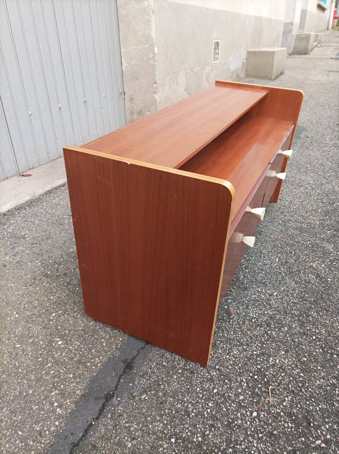 Vintage chest of drawers 2 doors 2 flaps