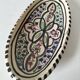 Moroccan glazed ceramic dish in Safi craft style