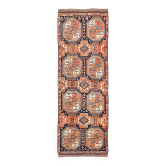 Tapis de couloir vintage large 4 x 10, 110 x 323 cm.