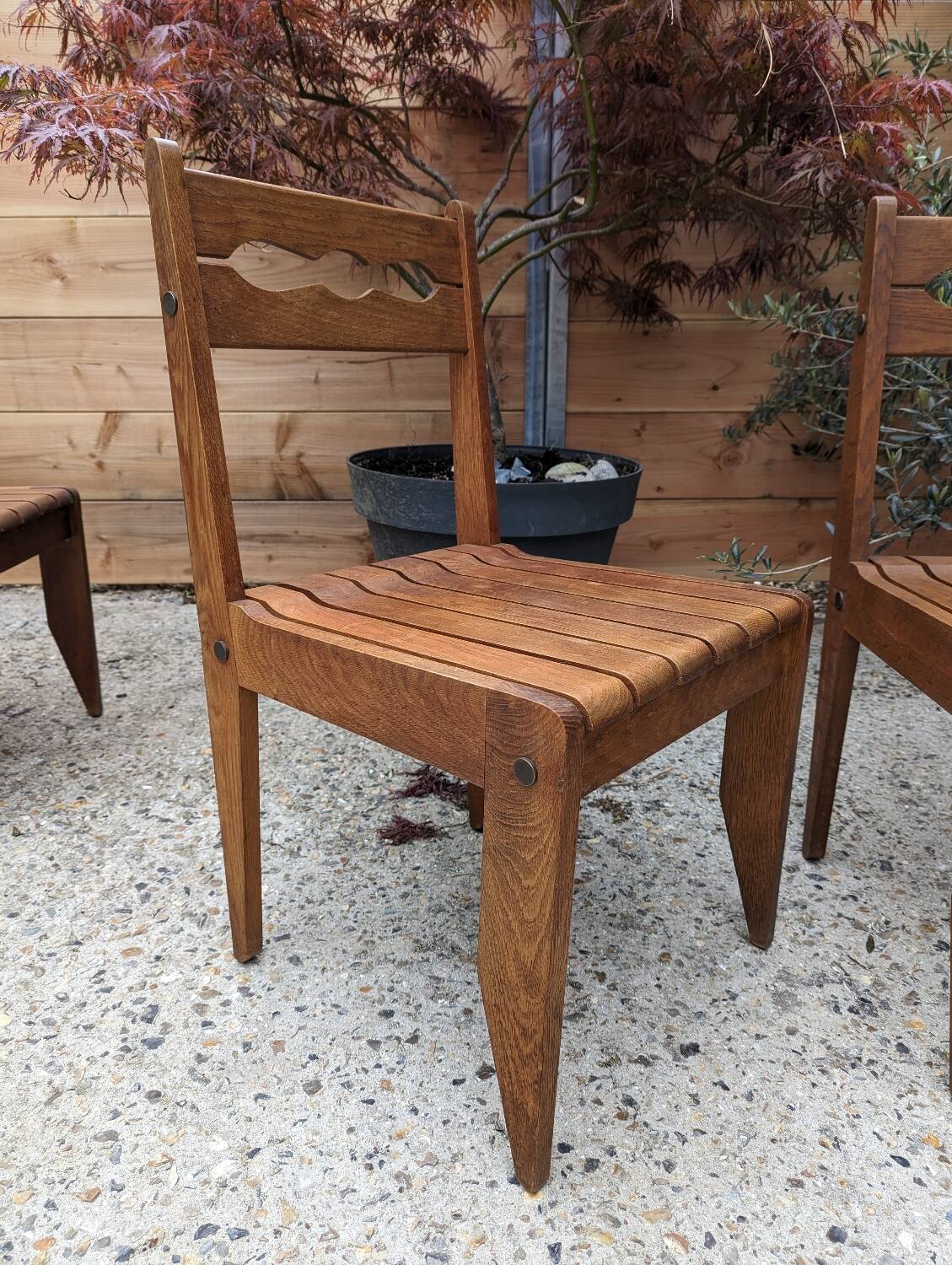 Vintage wooden chairs from the 60s