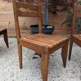 Vintage wooden chairs from the 60s