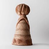 Vintage terracotta ceramic sculpture from the 1960s.