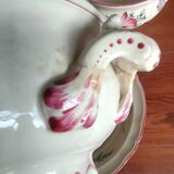 Old service dishes Lunéville floral decoration 29 pieces
