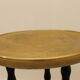 Art deco wood and brass side table 1930s