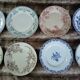 10 assiettes plates anciennes en Terre de fer