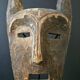 Ancient LEGA mask topped with horns. Bwami society. Base | H: 44*18 cm | DR Congo