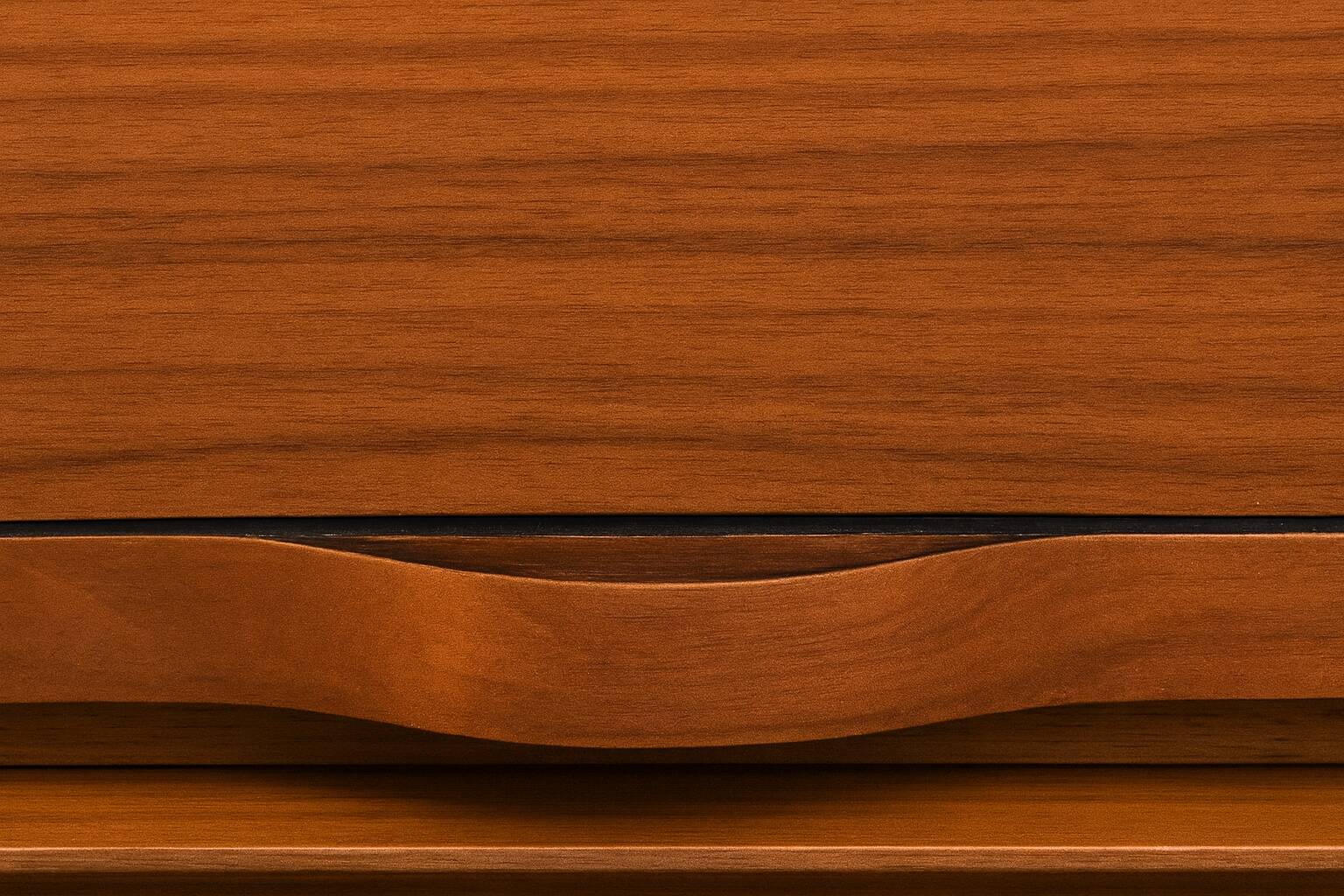 Pair of wall-mounted bedside tables, produced by Permanente Mobili Cantù, ver.