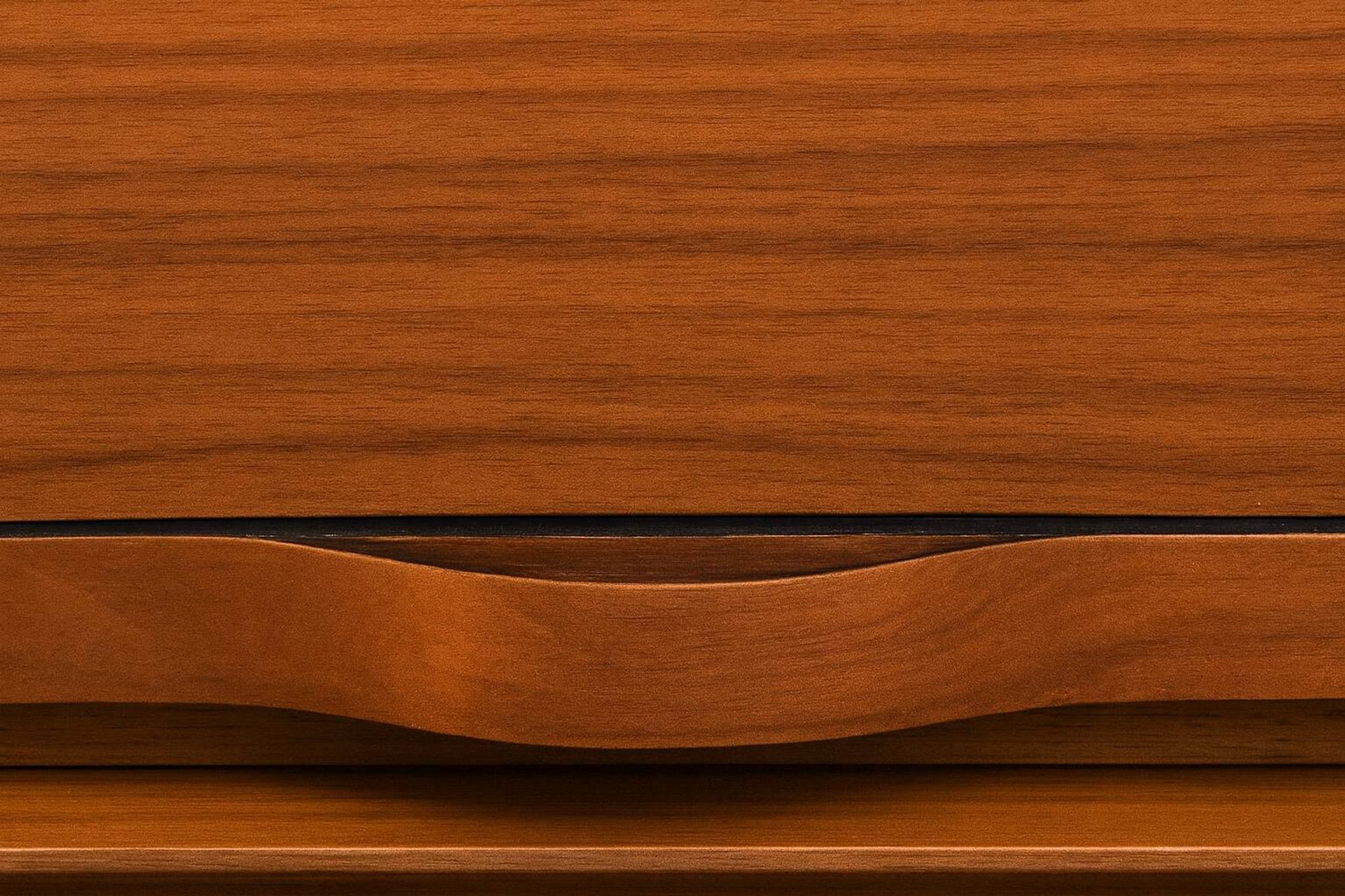 Pair of wall-mounted bedside tables, produced by Permanente Mobili Cantù, ver.