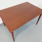 Vintage Scandinavian style dining table from the 50s and 60s in teak with extensions