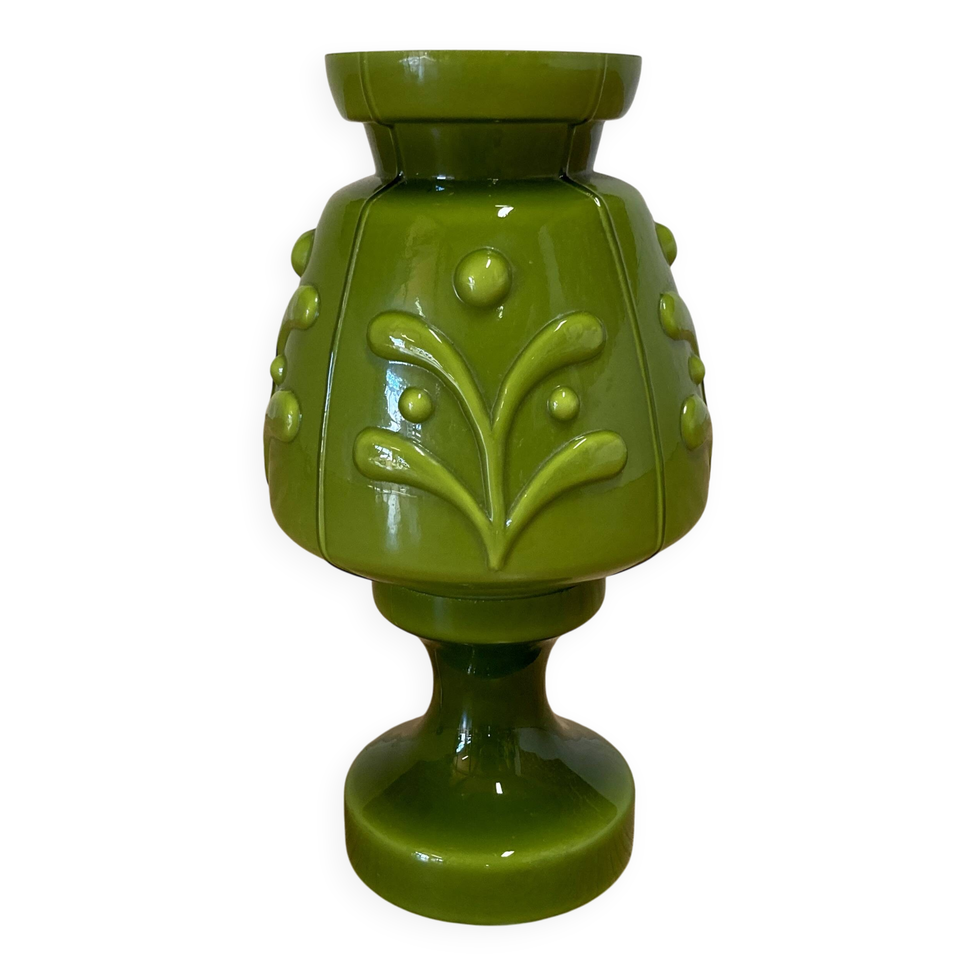 Grande lampe verre Design scandinave 1950.