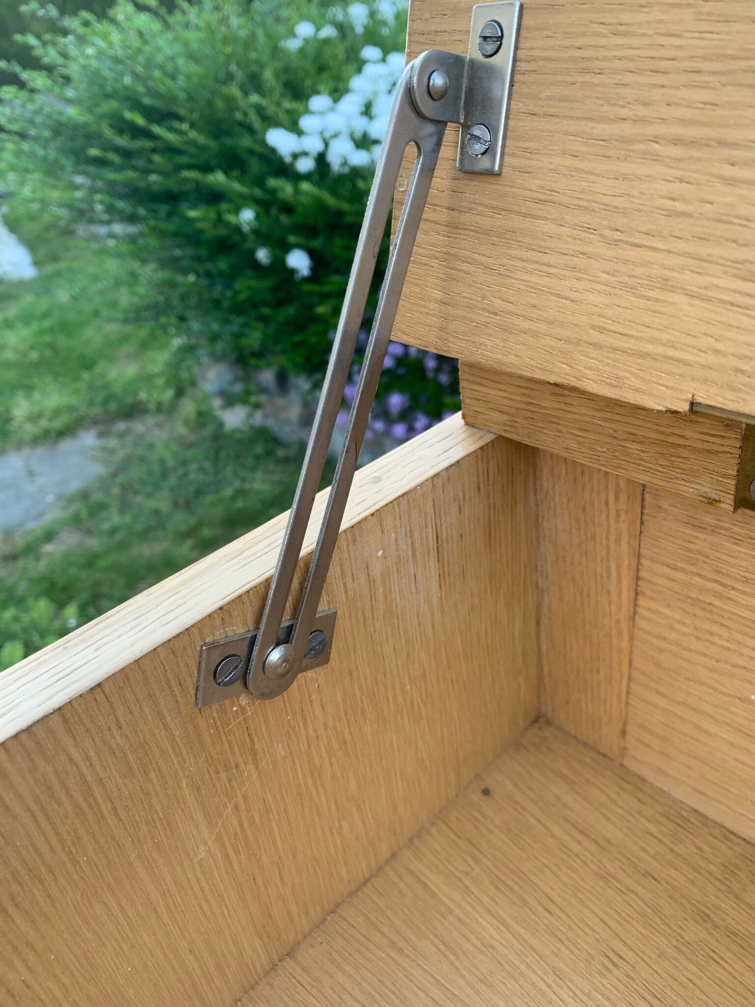 Dresser / dressing table vintage light wood 60s