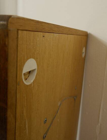 Mid Century Modern wood wall coat rack - 2 available