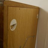 Mid Century Modern wood wall coat rack - 2 available