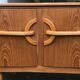 Light teak enfilade, 1960s-70s.