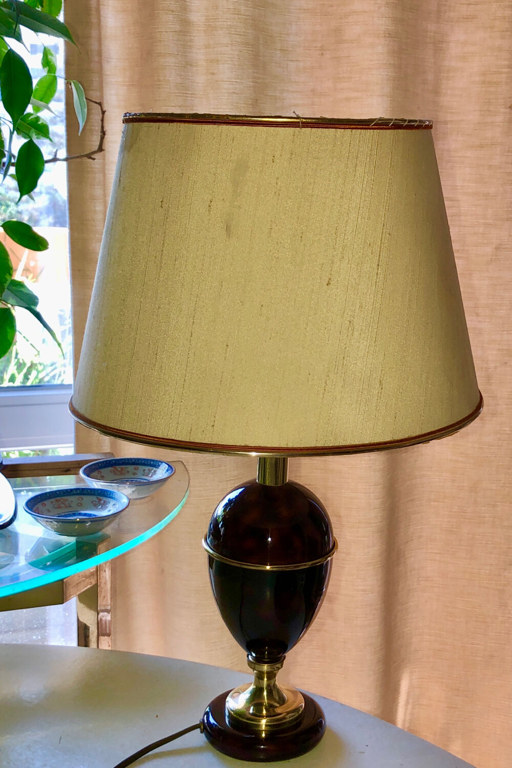 Beautiful brass lamp base
