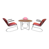 WILLEM HENDRIK GISPEN, set of 3 chairs 413 cantilever Art Deco Bauhaus