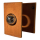 Vintage raw clay chamotte wall light, Guy Bareff, France 1970