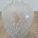 Old glass decanter with stopper