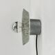 Thick structured ice glass wall light flush mount by Peill & Putzler, 1970s