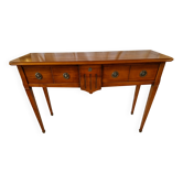Vintage Art Deco console – wooden storage furniture – 1950s