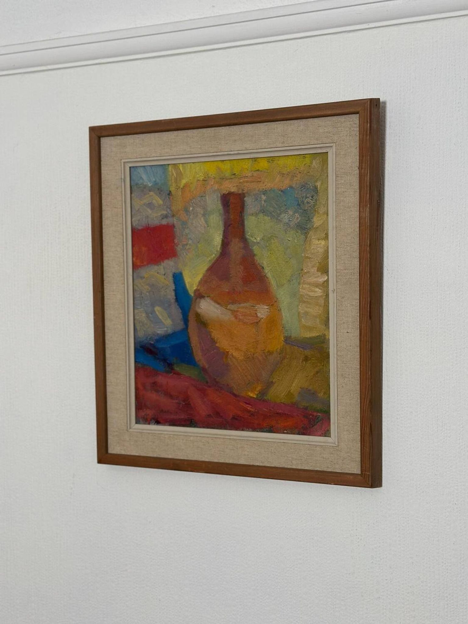 Swedish Oil on Canvas – “Vase”  by Britta Ringvall