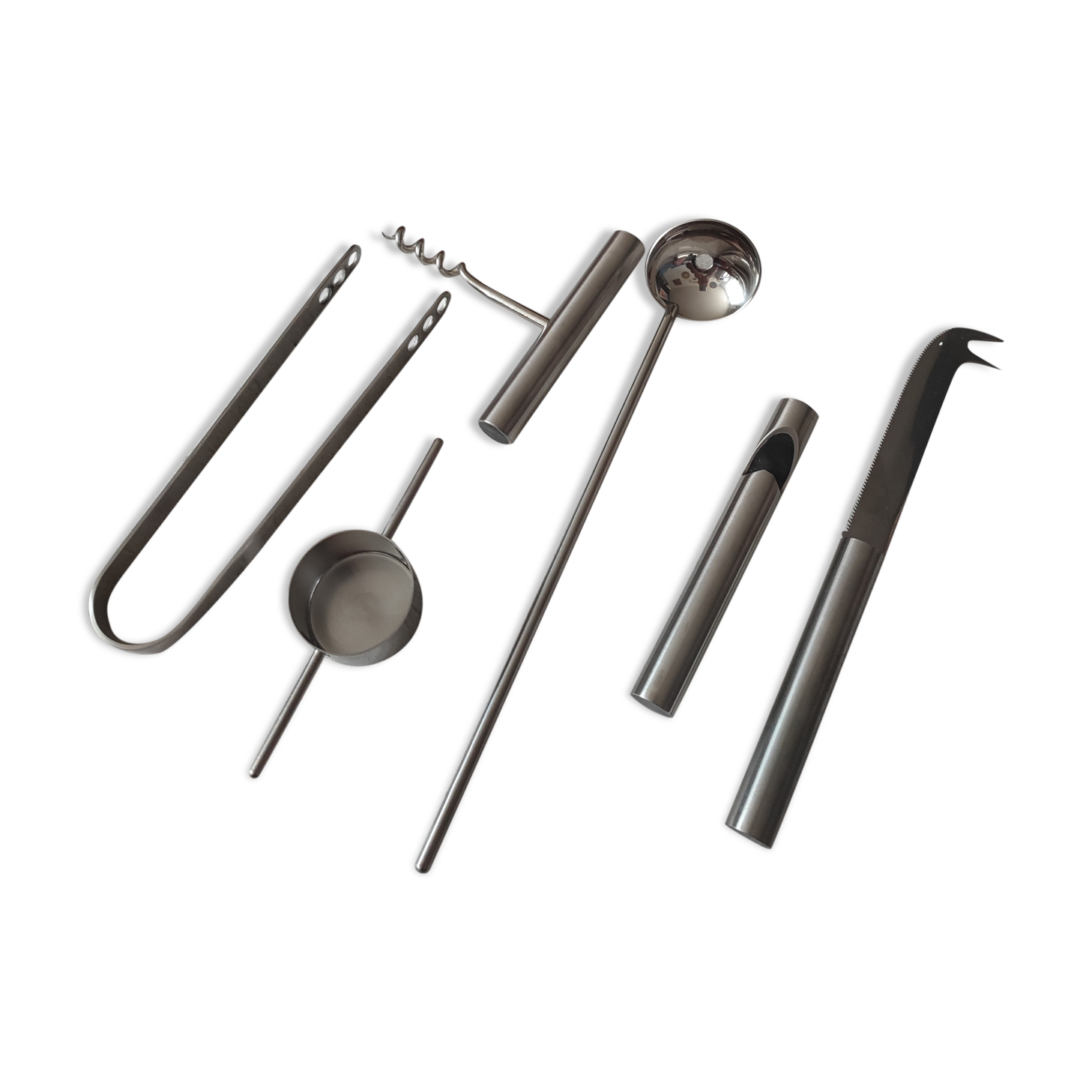 Bar set by Arne Jacobsen & Peter Holmblad for Stelton.l