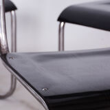 Set of 6 Vintage Bauhaus Chairs, Restored, Gloss, Vichr a Spol, Czechia, 1930s