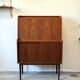 Secretary/desk, Denmark, 1960s/1970s, Mid-C Modern style, vintage