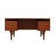 Bureau en teck, design danois, années 1960, designer : Vald Mortensen, production : Odense