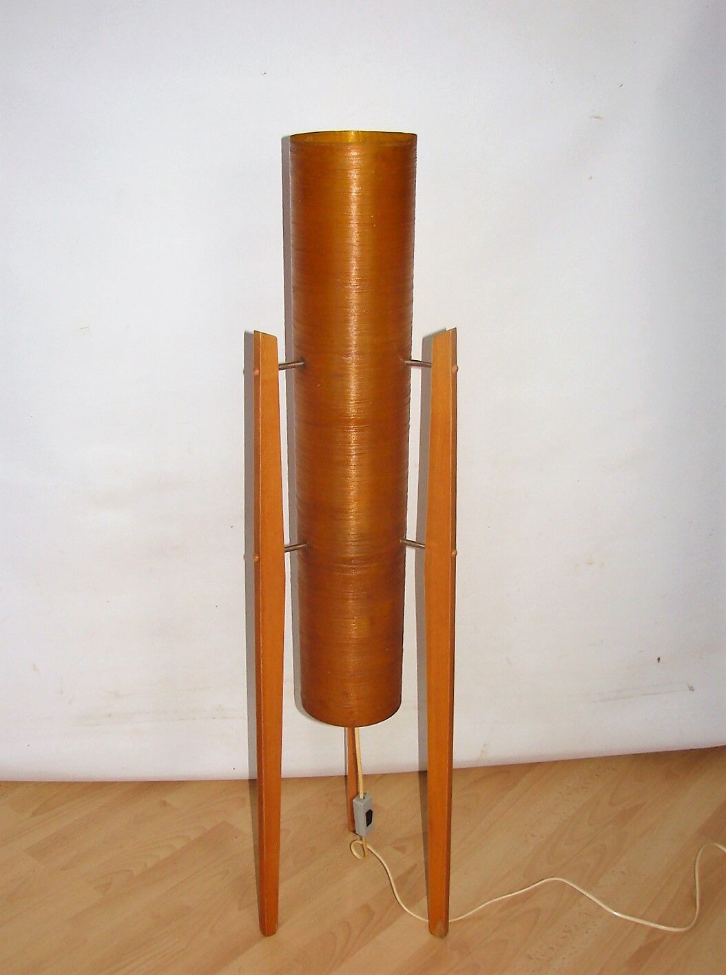 Novoplast serd rocket floor lamp, czechoslovakia 1960s.