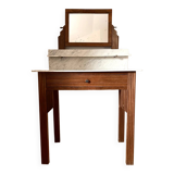 Old art deco wooden dressing table