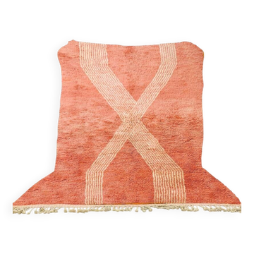 Tapis bérbere écru à motifs géométriques 250cmx150cm