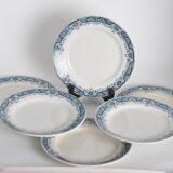 Assiettes plates terre de fer