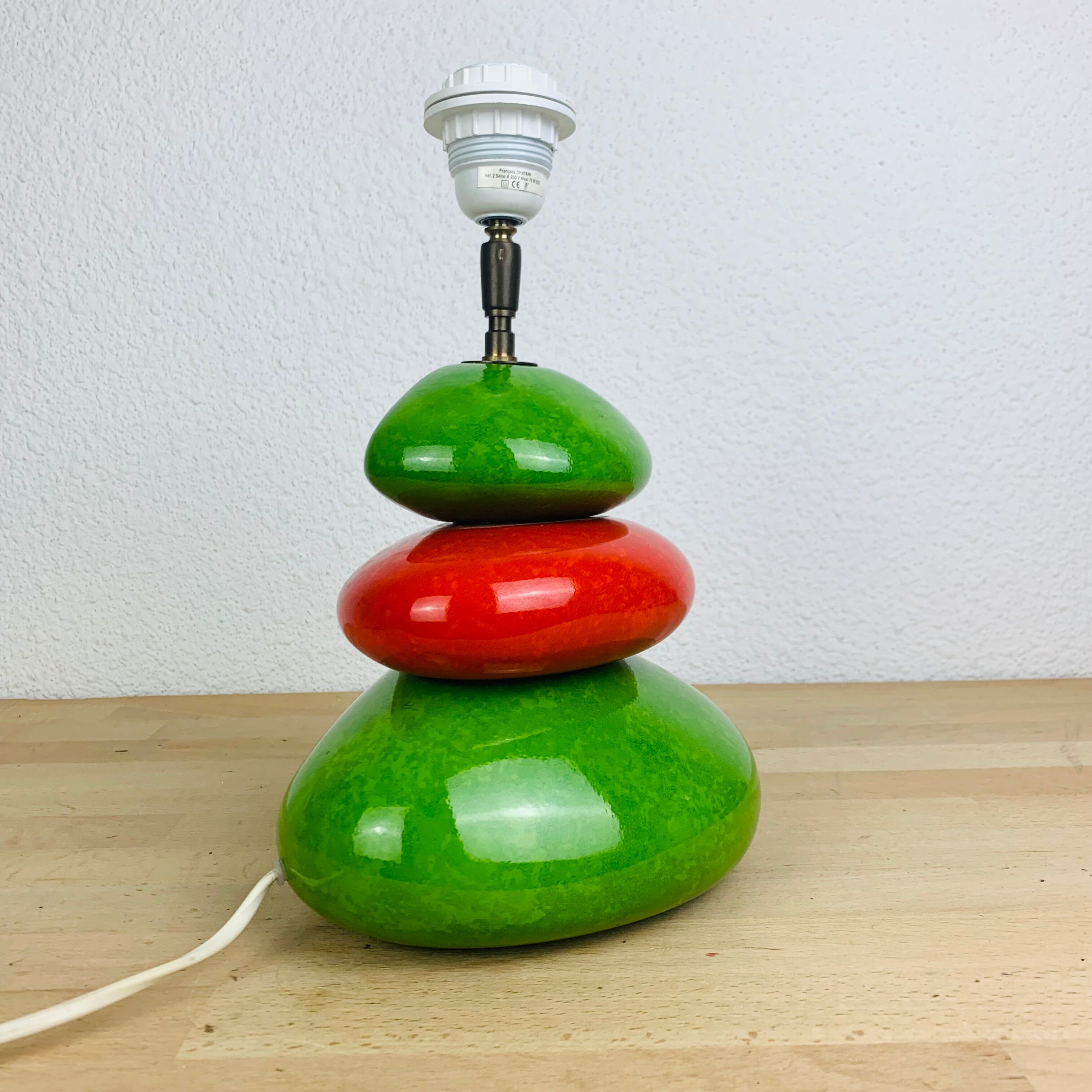 Lampe galets par François Chatain