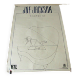 Joe Jackson 1983 concert poster