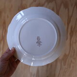 6 vintage floral plates Digoin & Sarreguemine