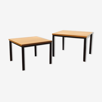 Pair of Pierre Guariche coffee tables for Meurop 60/70