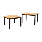 Pair of Pierre Guariche coffee tables for Meurop 60/70
