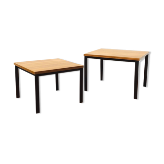 Pair of Pierre Guariche coffee tables for Meurop 60/70